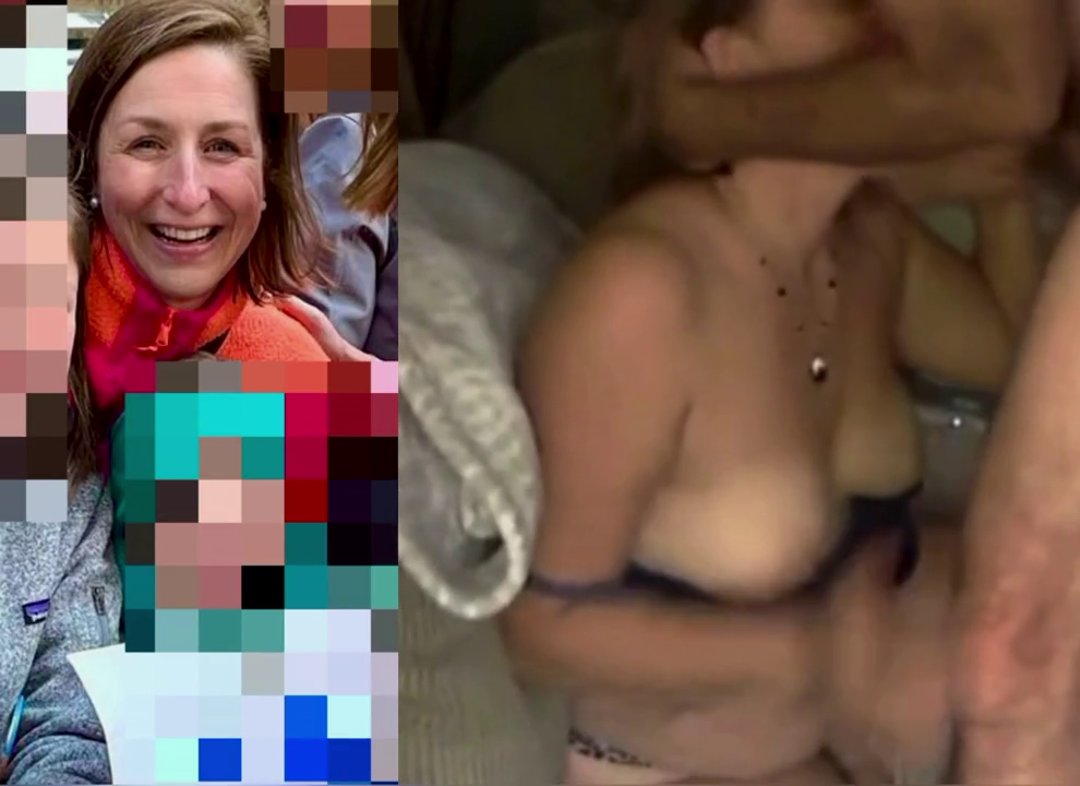 Mature American mom taking cum shots to the face