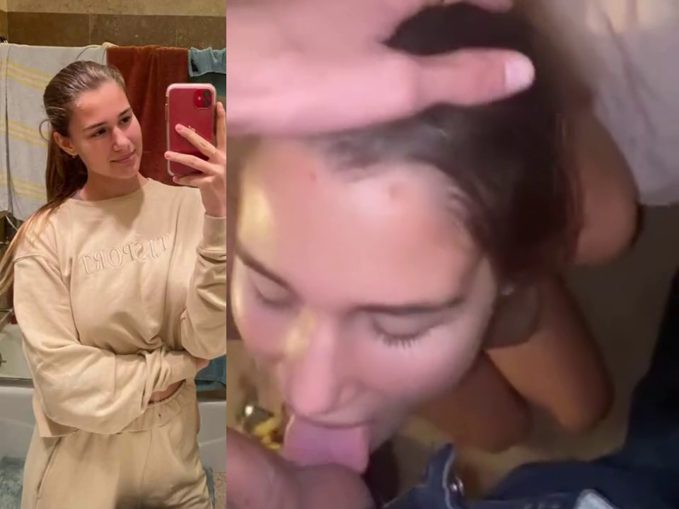 Instagram influencer blowjob and cum