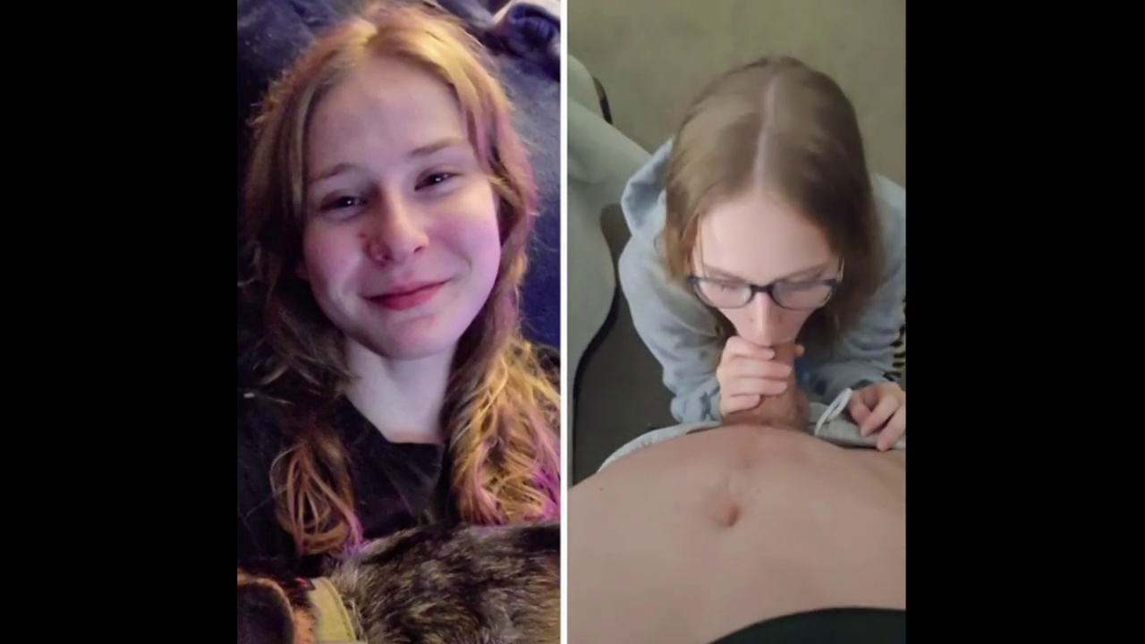 Cute Teen Daughter Sucks Daddy Before After POV