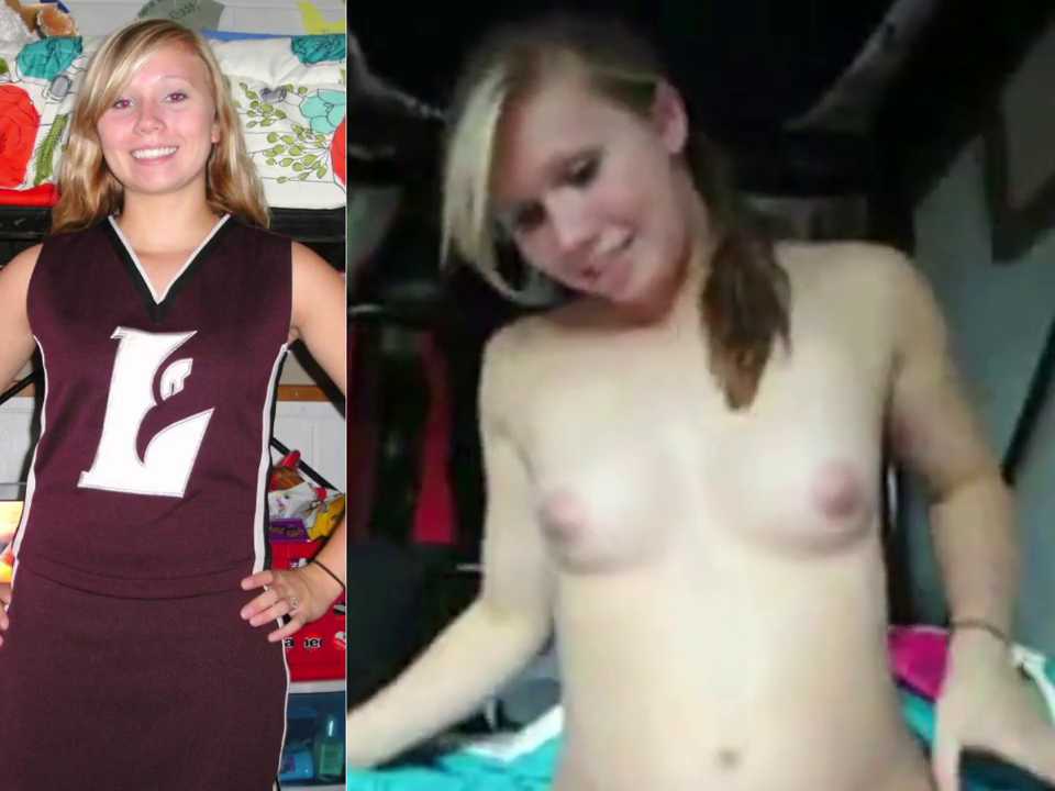 Cheerleader sucks her BF good