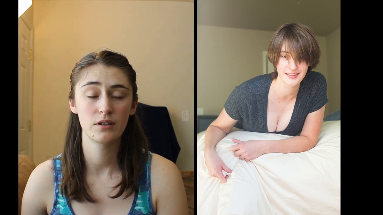 Natural hairy girl Athena