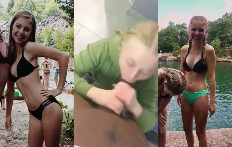 Holiday teen exposed
